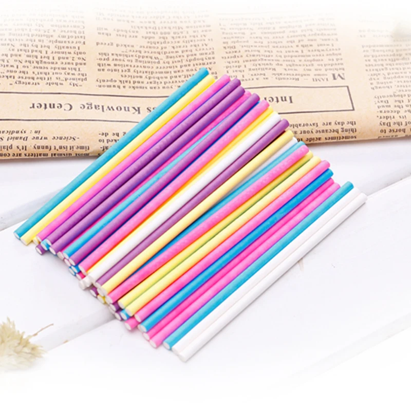 Бумажная палочка для леденцов 100 шт./компл. 15 см|lollipop stick|cake pop stickspop stick |