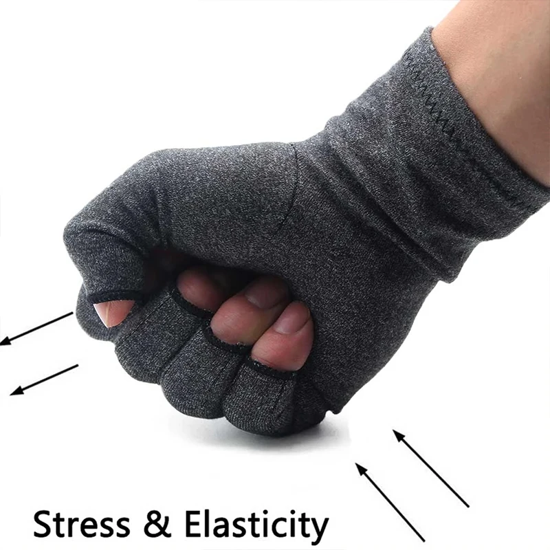 

1 Pair Compression Arthritis Gloves Wrist Support Cotton Joint Pain Relief Hand Brace Women Men Therapy Wristband