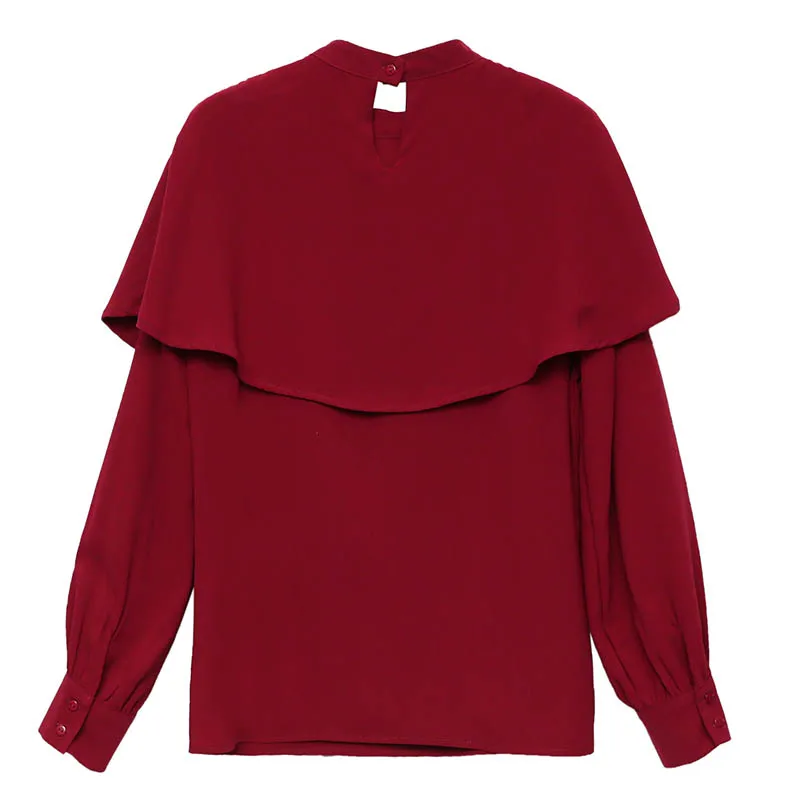 Женские блузки и топы размера плюс белая офисная рубашка OL с длинным рукавом