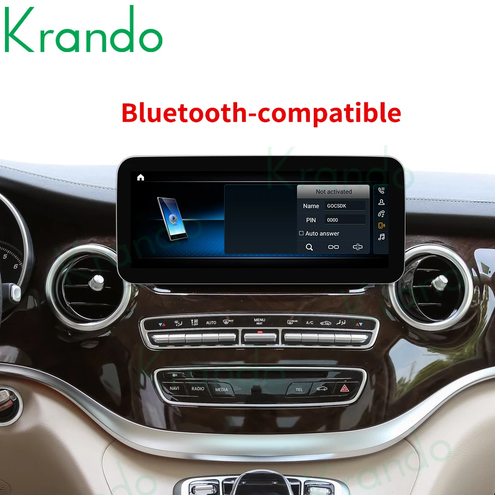 Фото Автомагнитола Krando Android 6. 0 6G 11,0G 128 для Mercedes Benz C W205 GLC-X25 V CLASS W446 2015-10,25 NTG 2020 5,0 Carplay Tablet №5