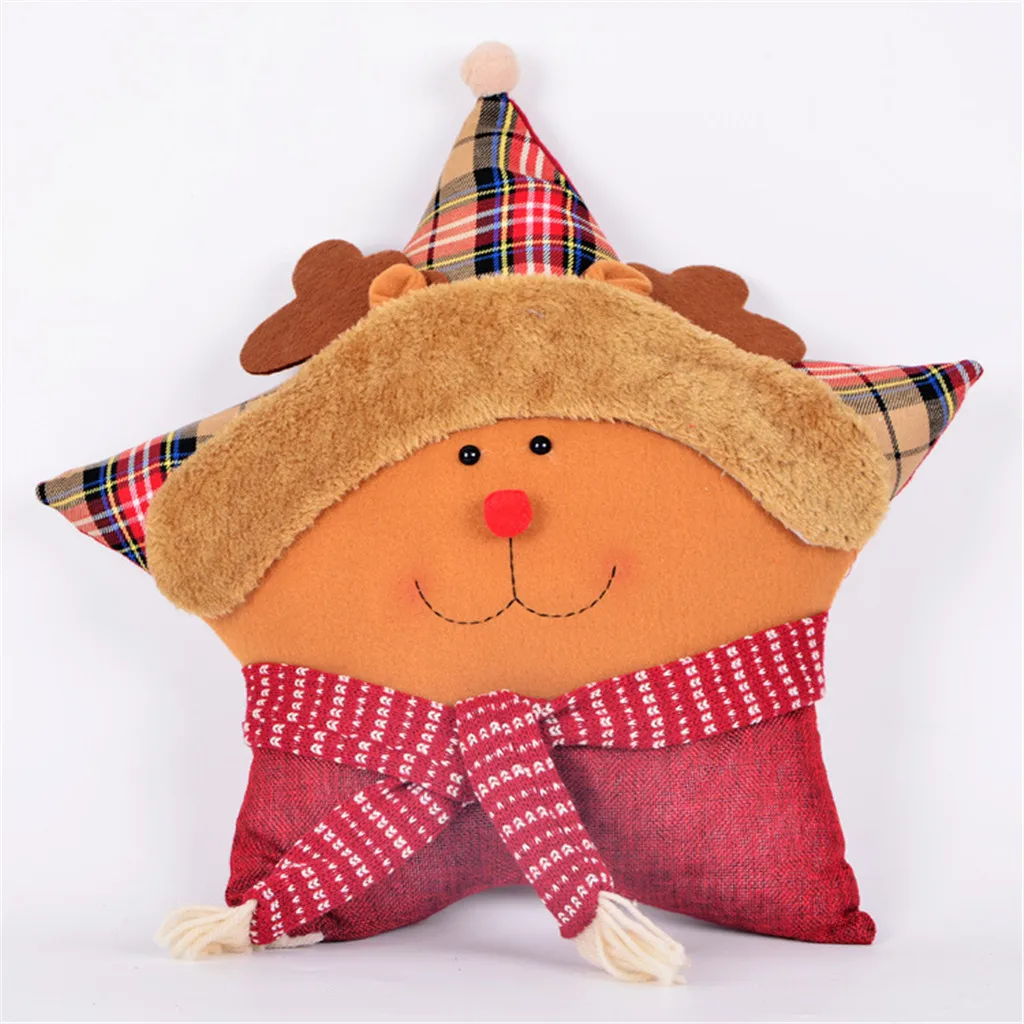 Милые рождественские Подушки украшение для дома праздничные подушки модные