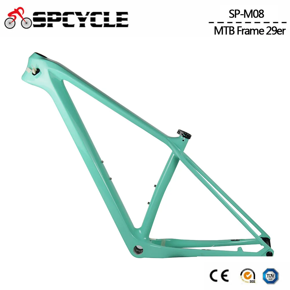 Spcycle 29er MTB углеродный BSA 142x12 мм через ось или 148x12 Boost рама карбоновая для горного