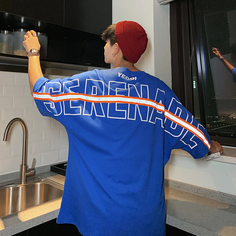 Liketkit 2019 корейская мода футболка для мужчин уличная одежда лето хип хоп стиль