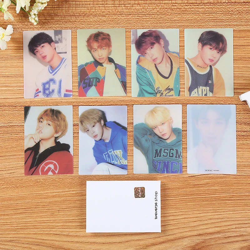 Новые корейские KPOP Bangtan Boys лучшие фотокарты магазина Weverse карты памяти LOMO Премиум