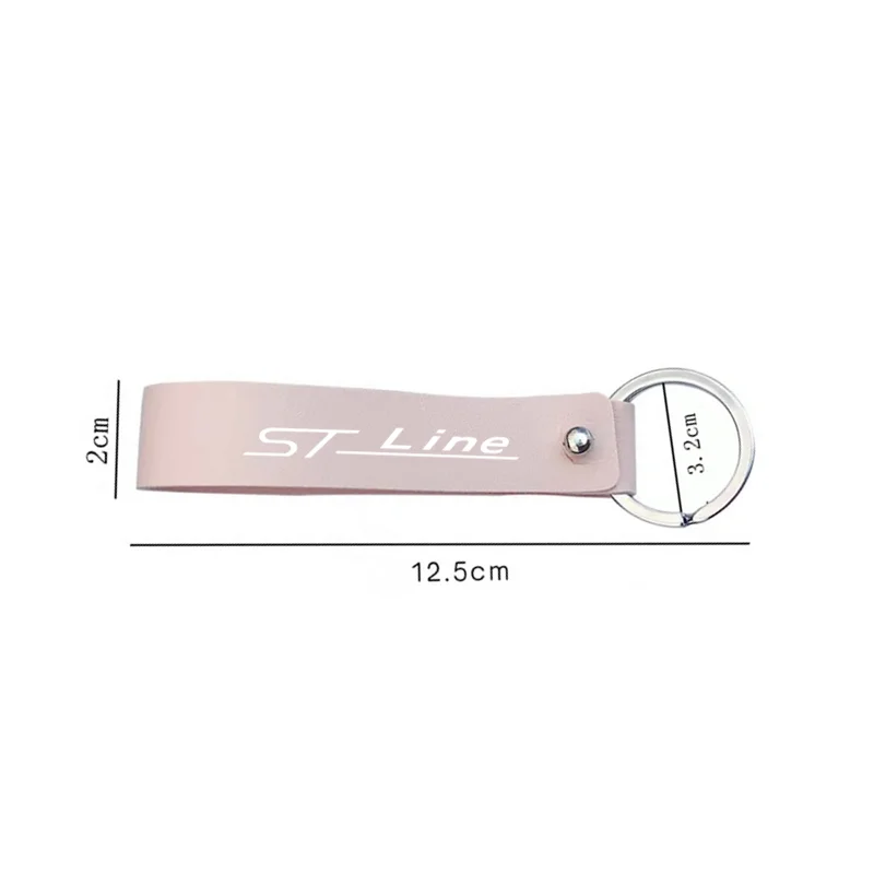 

PU Leather Keychain Business Leather Key Chain Key Strap Waist Keyrings Keyholde For Ford Focus mk2 st Vignale / st-line f150