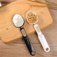 portable 500g0 1g kitchen scales electronic lcd digital measuring weight volumn spoons food scale kitchen gadget accessories