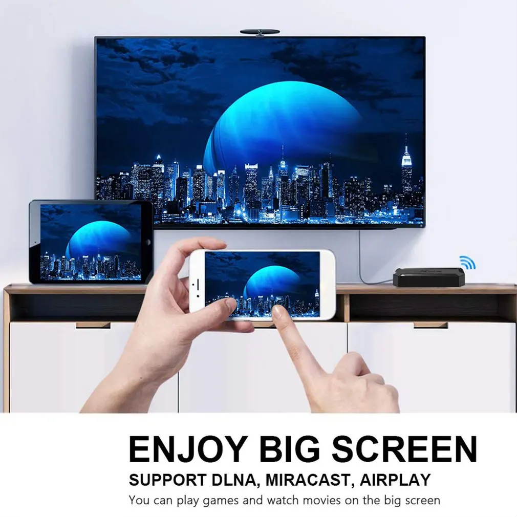 4K ТВ-приставка Android TV Box Smart Digital Media Player | Электроника