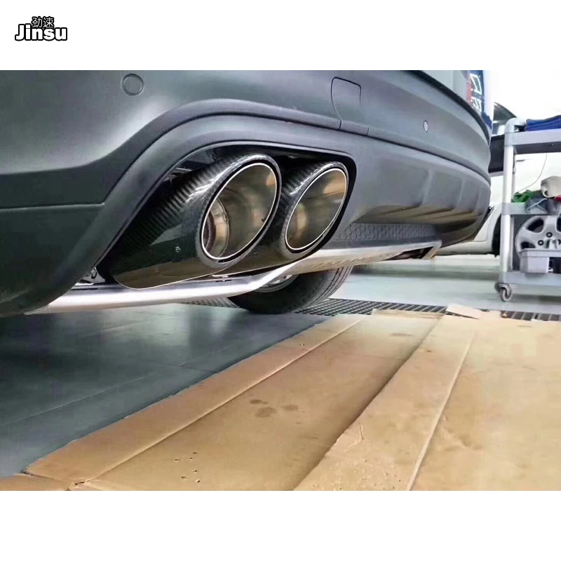 Наконечники выхлопной трубы из углеродного волокна глушитель для Porsche New Cayenne 959