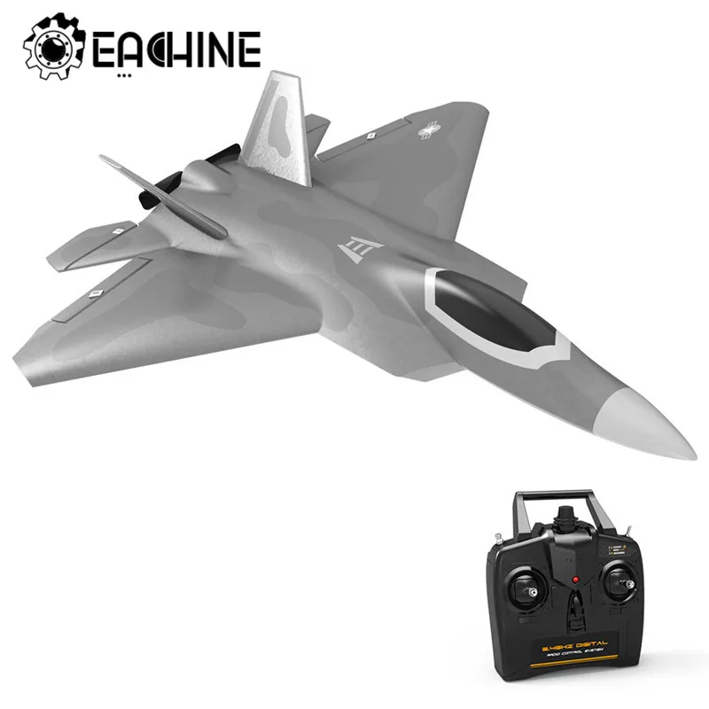 Оригинальный Eachine Mini F22 Raptor EPP 260 мм размах крыльев 2 4G 4CH 6 осевой RC самолет тренажер