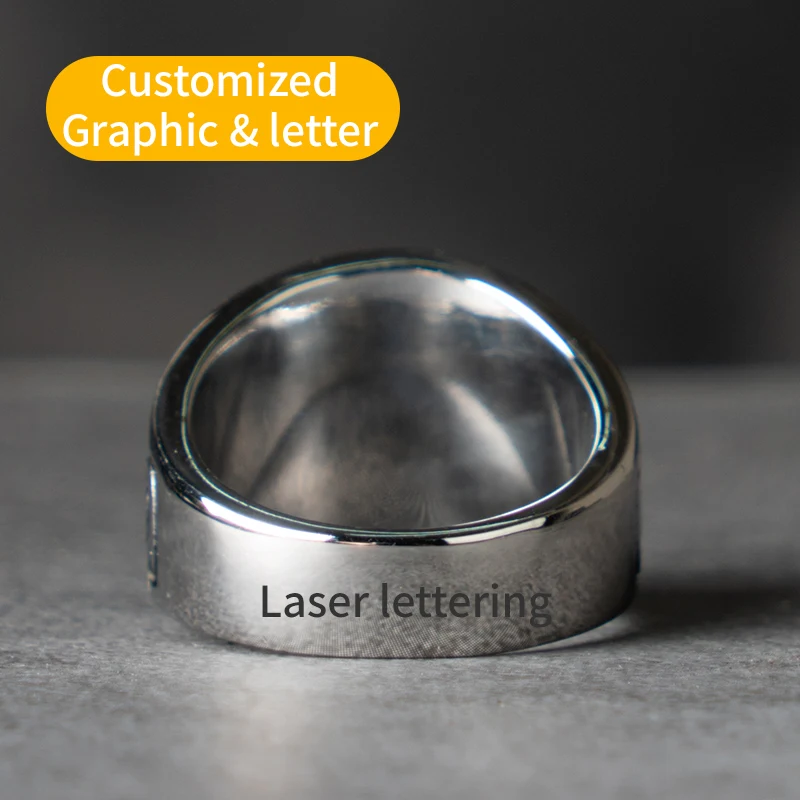 Скандинавский стиль кольцо на указательный палец из нержавеющей стали винтажное