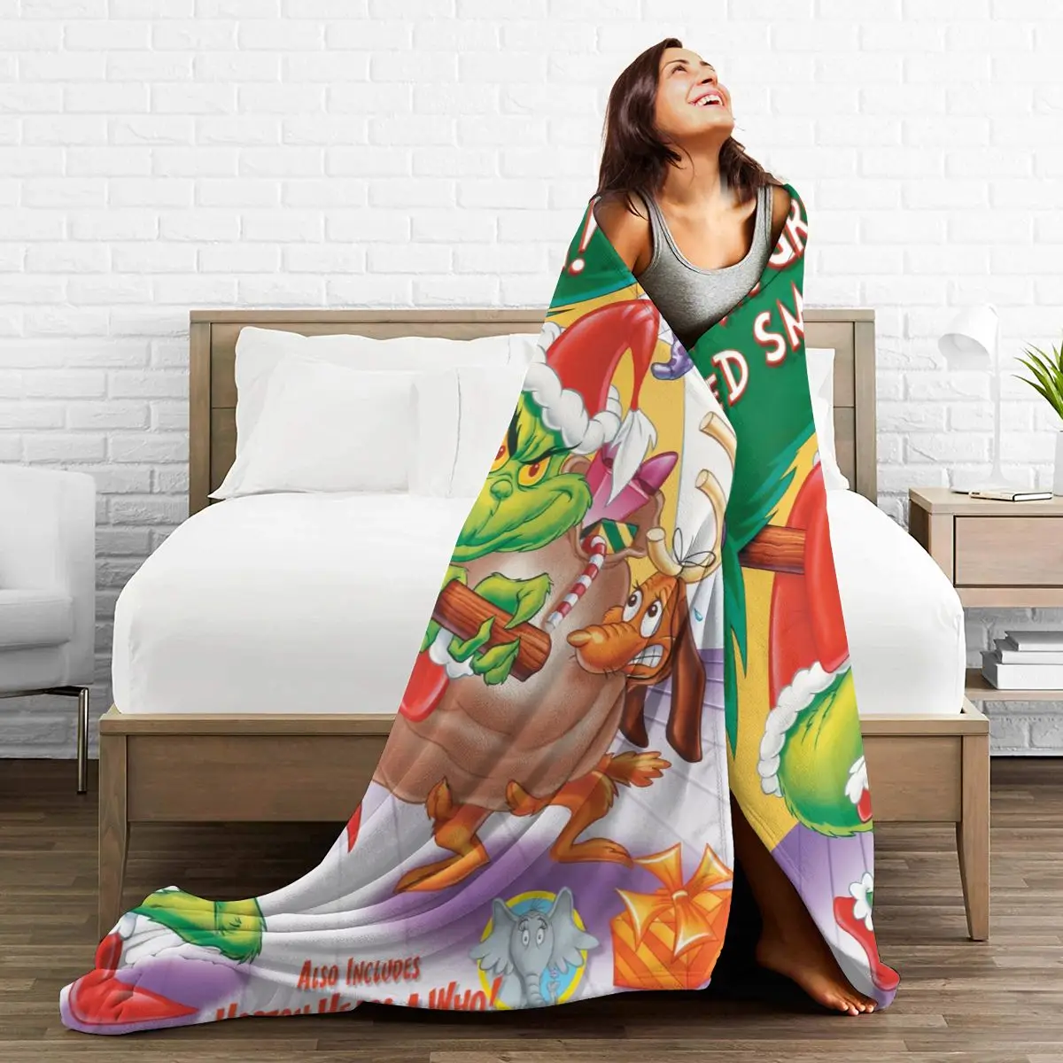 

Ultra Soft Sofa Blanket Cover Blanket Cartoon Cartoon Bedding Flannel plied Sofa Bedroom Decor for Children and Adults 24