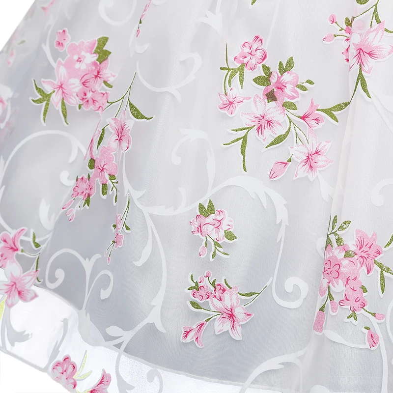 My Princess Dresses Children Halloween Party Costume Kids Birthday Dress Girls Holiday Snowflake Clothes Vestido Infantil | Детская