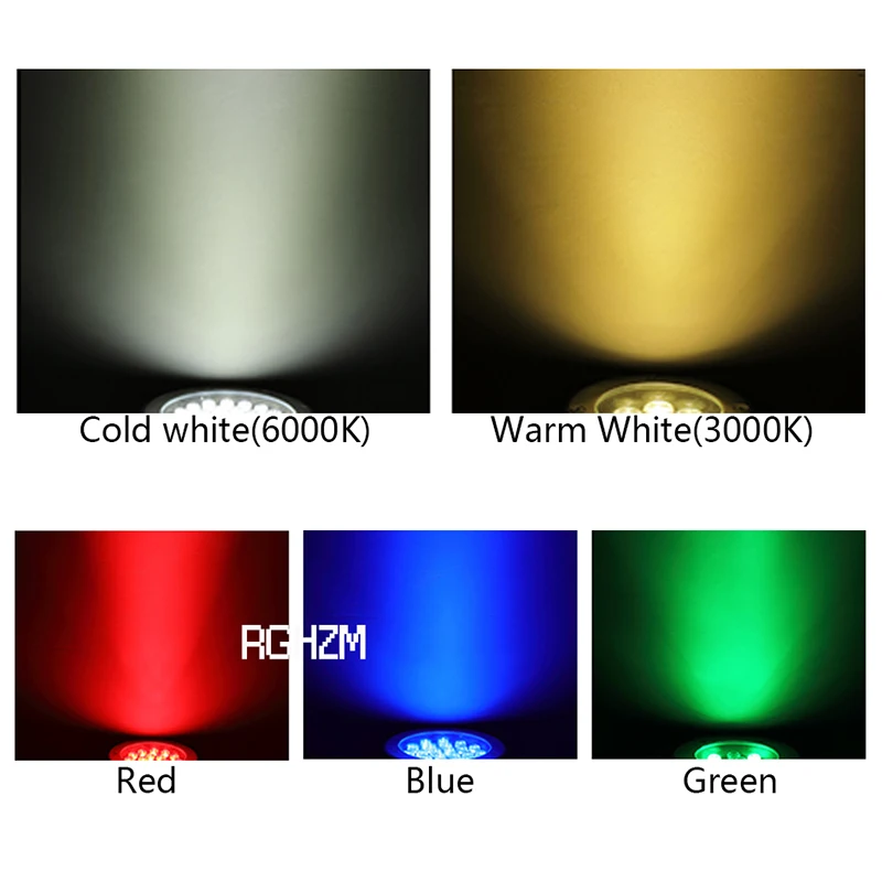 4 шт. Водонепроницаемый светодиодный подземный светильник 1 Вт 3 5 6 садовое