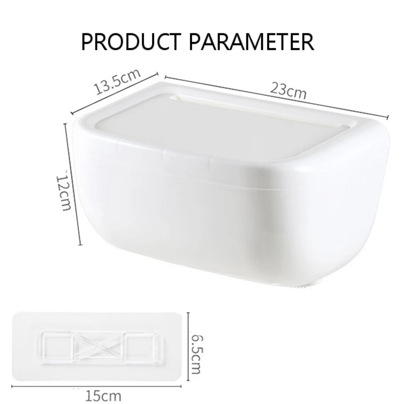 Водонепроницаемый пластиковый ящик для туалетной бумаги дома кухни диспенсер
