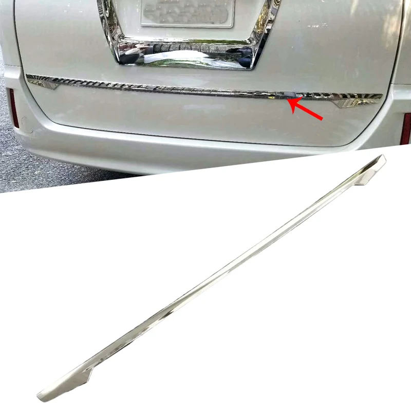 Хромированная накладка на заднюю крышку багажника Накладка для номерного знака