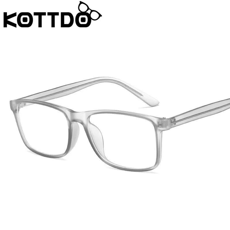 KOTTDO, классические винтажные очки для глаз, оправа для мужчин, компьютерные очки, оправа для женщин, прозрачные очки для близорукости по рецепту, пластиковые очки