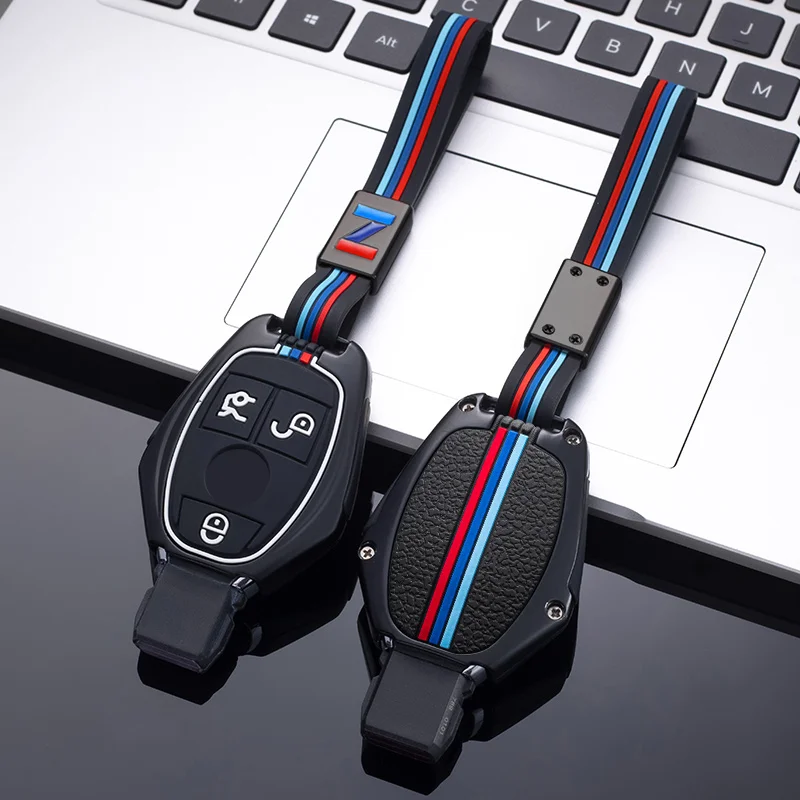 

Car Key Case Cover For Mercedes Benz AMG A C E S series E200L E300L C260L E260 W204 W212 W176 CLA GLA Car Acessories Keychain