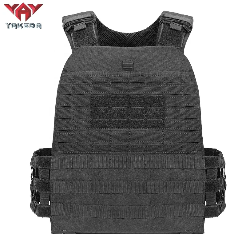 Weight Carrier Vests Adjustable Gym Sports 5kgs 10kgs Gilet Crossfit Laser Cut Black Weighted Vest  for Hunting Accessories