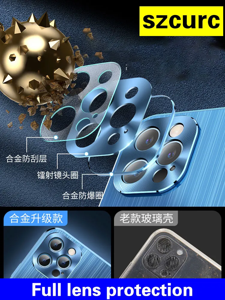 Cena Dla Iphone 13 Pro Max Etui Na Telefon 12 Nowy Uniwersalny Obiektyw Anti Fall Wysokiej Klasy Luksusowy Nowy Metalowy Rysunek Ochronny Magnetyczny