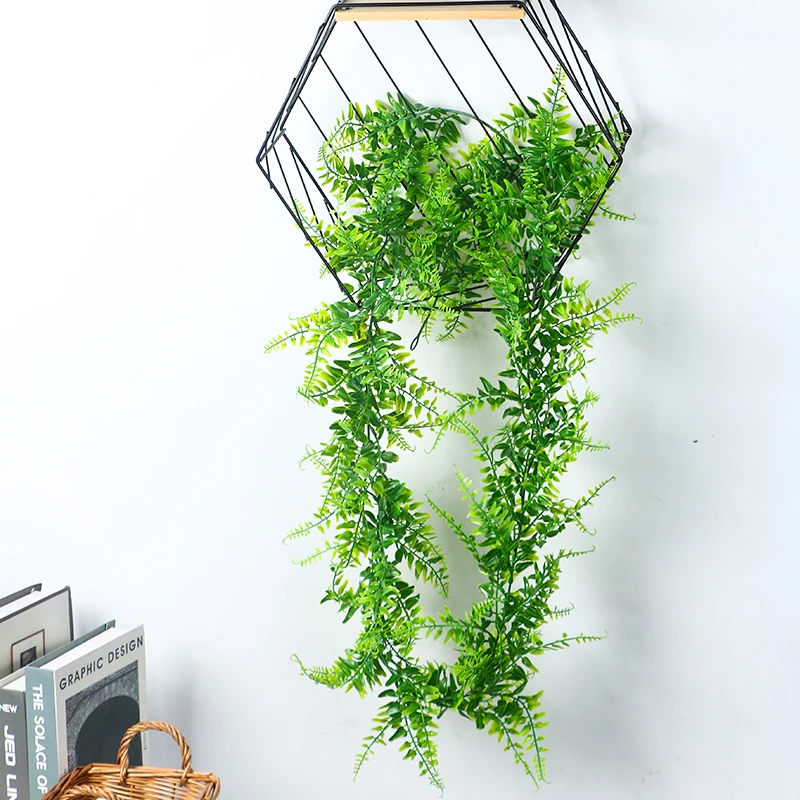 

Single Bunch Length 1.8m, Artificial Flower Eucalyptus Rattan, Home Balcony Fence Decoration, Fake Rattan Garden Green Plants