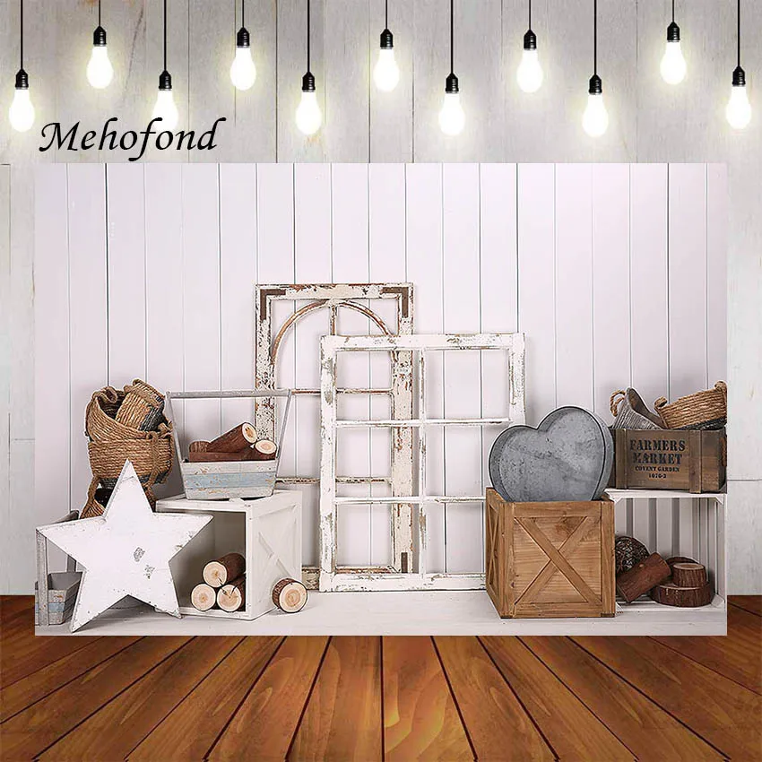 

Фон для фотосъемки Mehofond деревенский Рождественский винтажный деревянный детский портрет семейная Праздничная Вечеринка фотостудия рекви...
