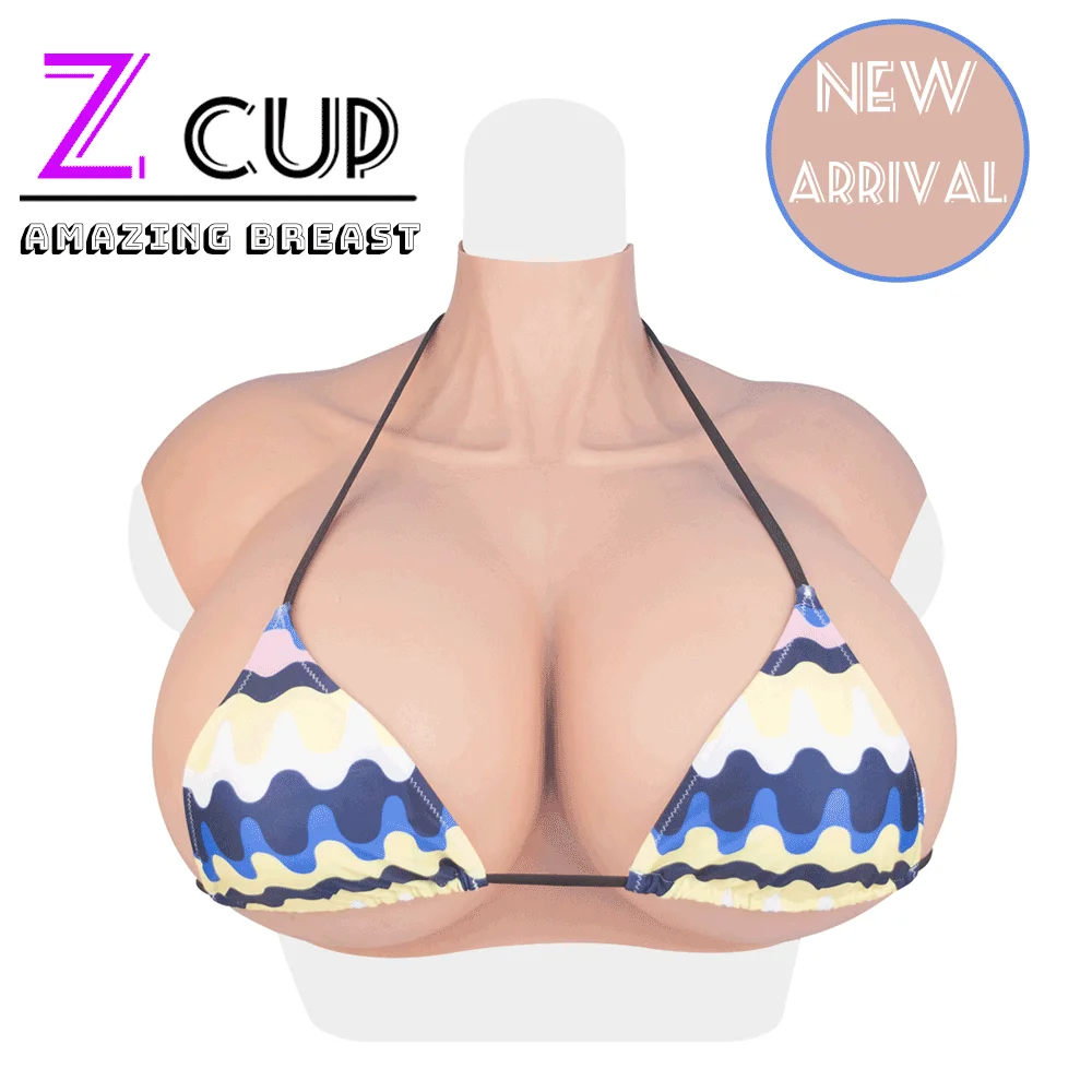 

Z Cup Silicone Huge Breast Form Big Fake Boobs Realistic Tits For Crossdresser Transgender Drag Queen Shemale Male To Female