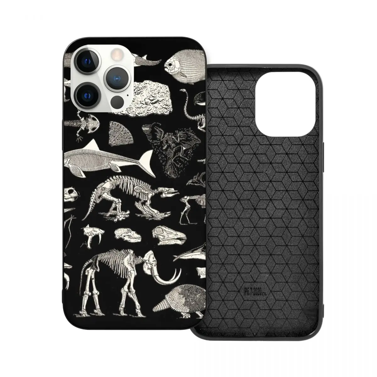

Paleontology PC Glass TPU Phone Cover for iPhone 13 12 11 Xs Xr X Pro Max Mini 7 8 Se2 Plus 6 6S