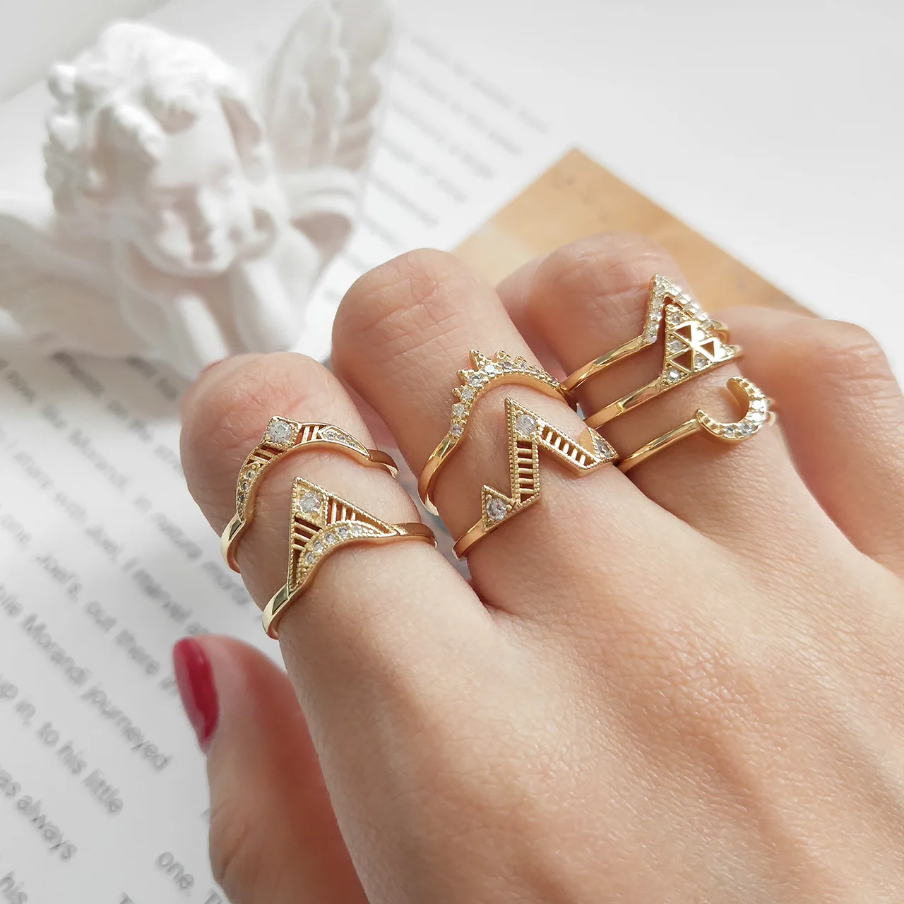 Женское серебряное кольцо S925 пробы модная Маргаритка регулируемое Открытое