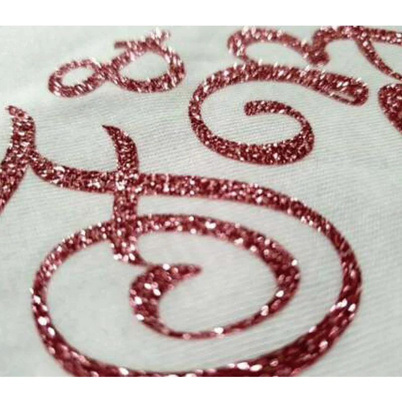 Термонаклейка с блестками для свадебных инициалов и даты термонаклейка надписью