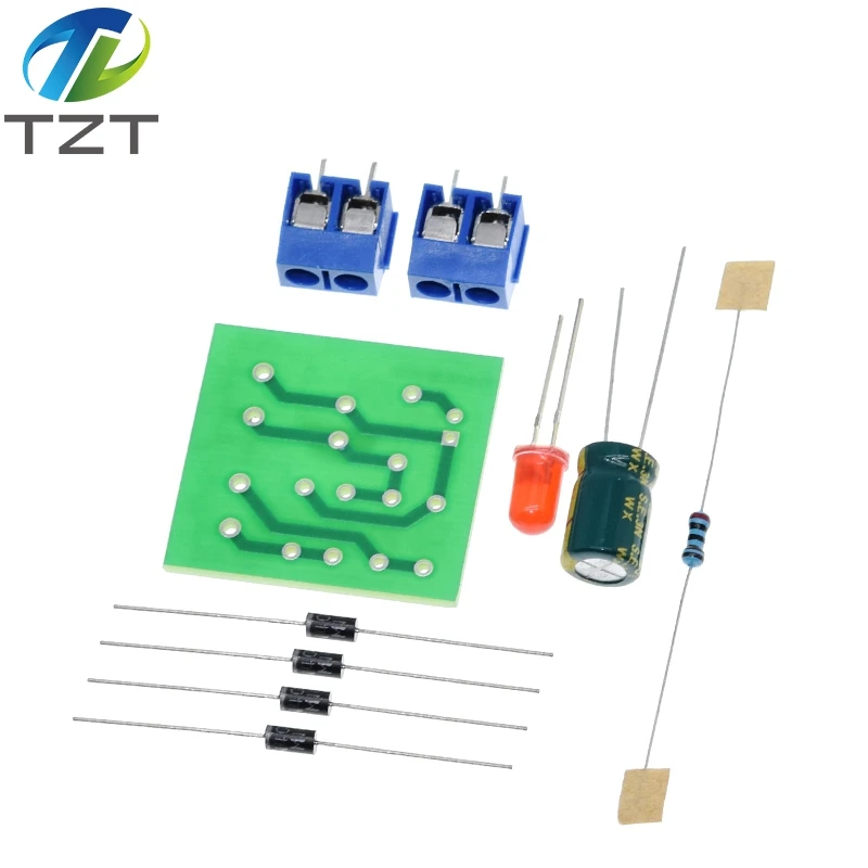 1N4007 диодный мост выпрямителя преобразователь переменного тока в постоянный