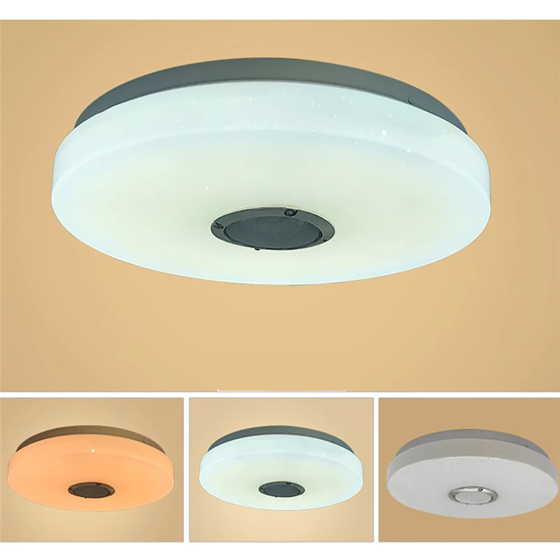 110-220V RGB светодиодный потолочный светильник s Домашний Светильник ing 36 Вт 60 APP Bluetooth