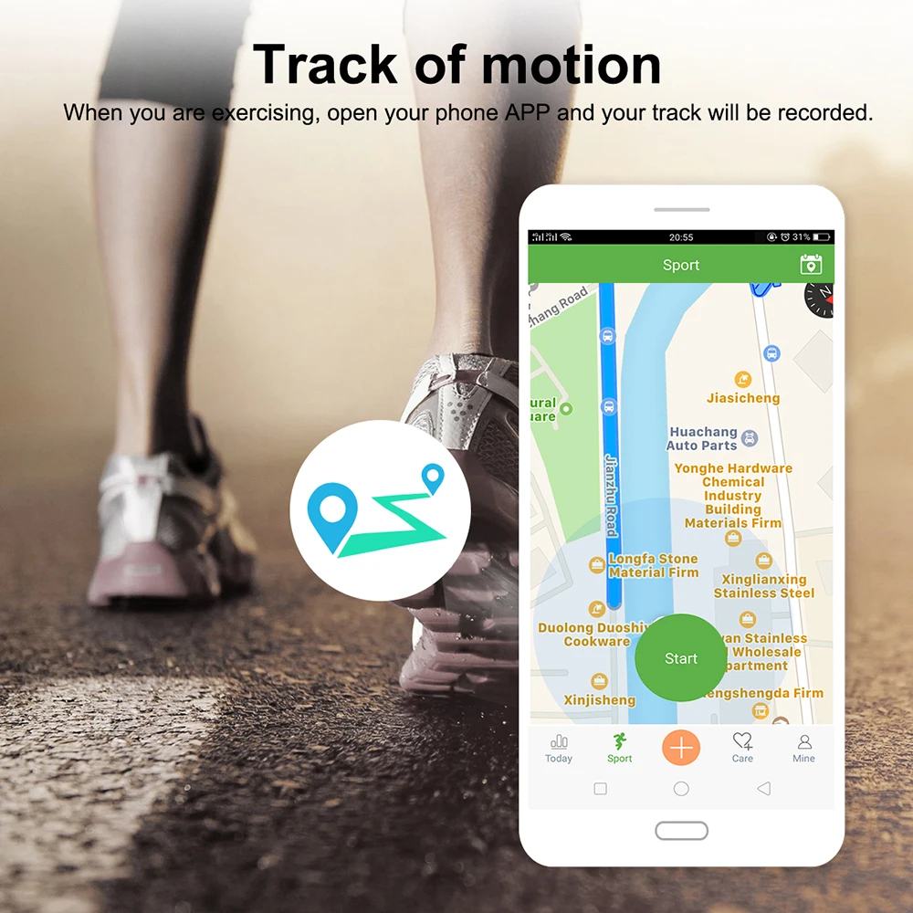 Смарт браслет E18 пульсометр фитнес трекер монитор жизни водонепроницаемые