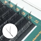 GLAMLASH Y YY W-образные сетчатые искусственные натуральные ресницы для наращивания макияжа ресницы ручной вязки Y накладные ресницы готовые объемные ресницы