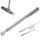 Металлический магнитный Телескопический инструмент 12-49 см, выдвижной магнитный захват, металлические детали, инструмент, винты, ретривер, палочка