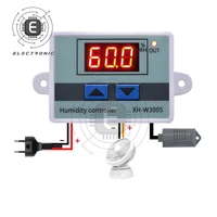digital humidity controller xh w3005 12v 24v 220v humidistat hygrometer humidity control switch regulator humidity sensor