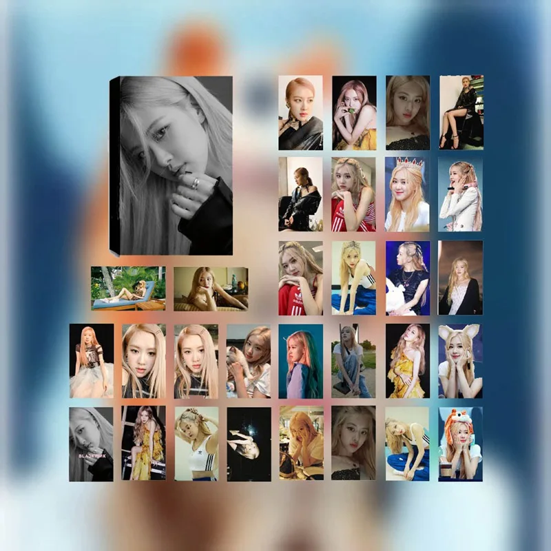 30 шт./компл. KPOP BLACKPINK альбом самодельные Бумага ЛОМО карта фото плакат Фотокарта вентиляторы подарок коллекция набор канцелярских принадлежностей