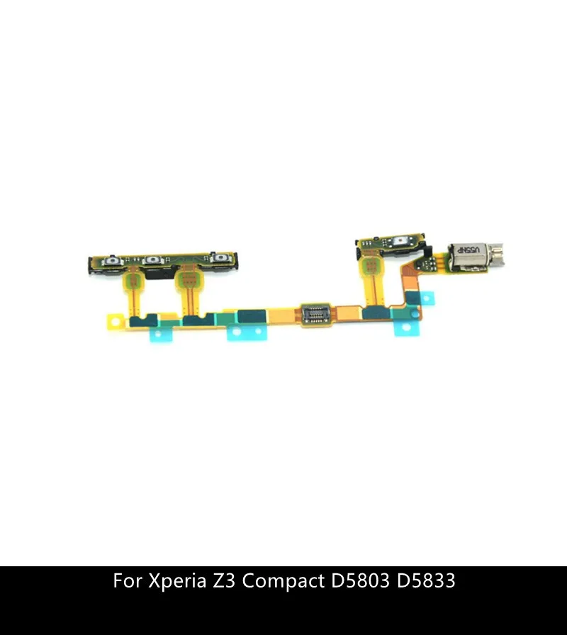 

Repair Power on/off Volume Button Vibration Motor and Power Switch Flex Cable For Sony Xperia Z3 Compact D5803 D5833 Mini M55W