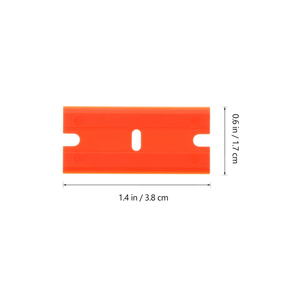 

100pcs Cleaning Scraper Shovel Blades for Decals Stickers Label Caulk Glue