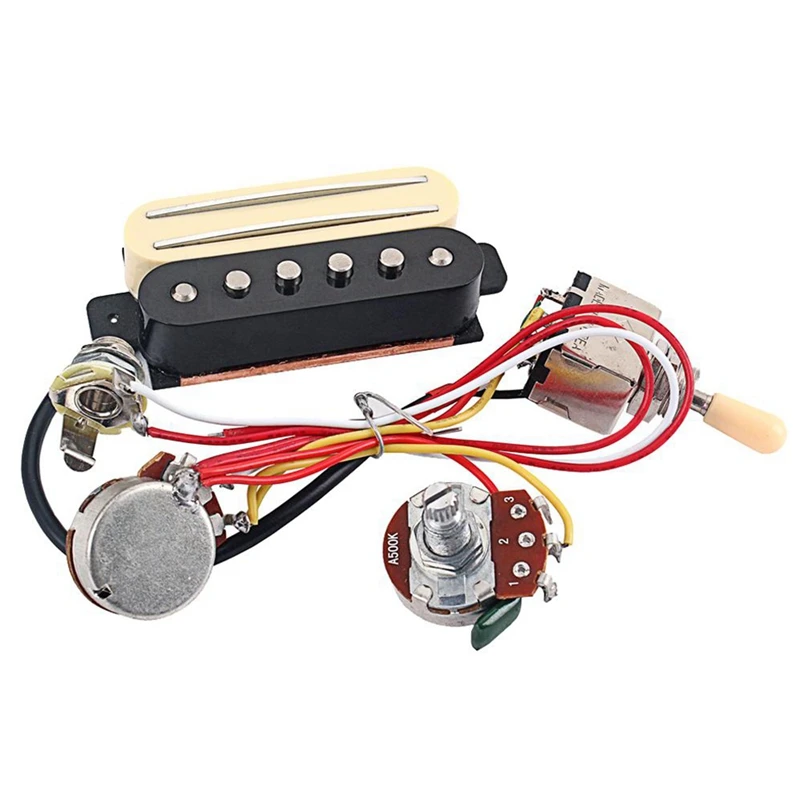 1 Набор медный двойной рельс одна катушка пикап Humbucker для электрической/сигары