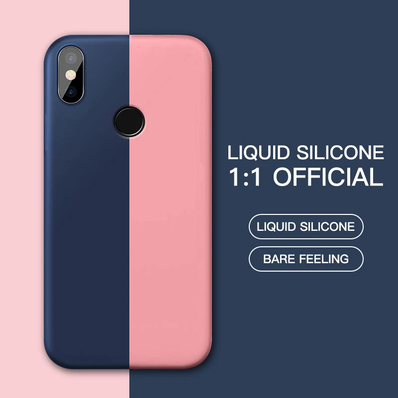 Для Xiaomi Redmi 6 6A 7A K20 Note 7 Pro жидкий силиконовый резиновый мягкий чехол для 9T CC9 8 9 SE