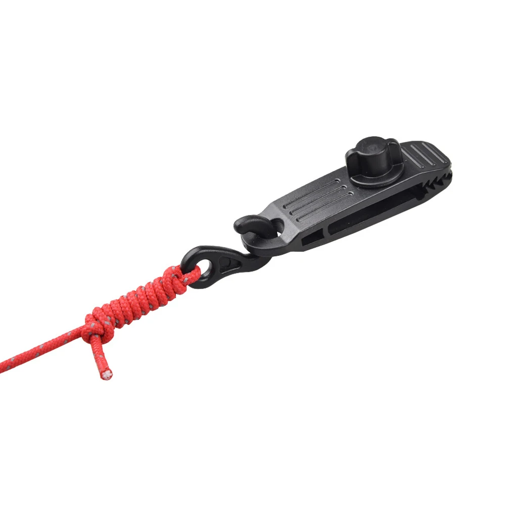 

Outdoor Camping Tent Awning Canopy Fixing Clamp Grip with Elastic Rope Windproof Tarp Fasteners Cord Clamp Clips Holder Jaw Grip