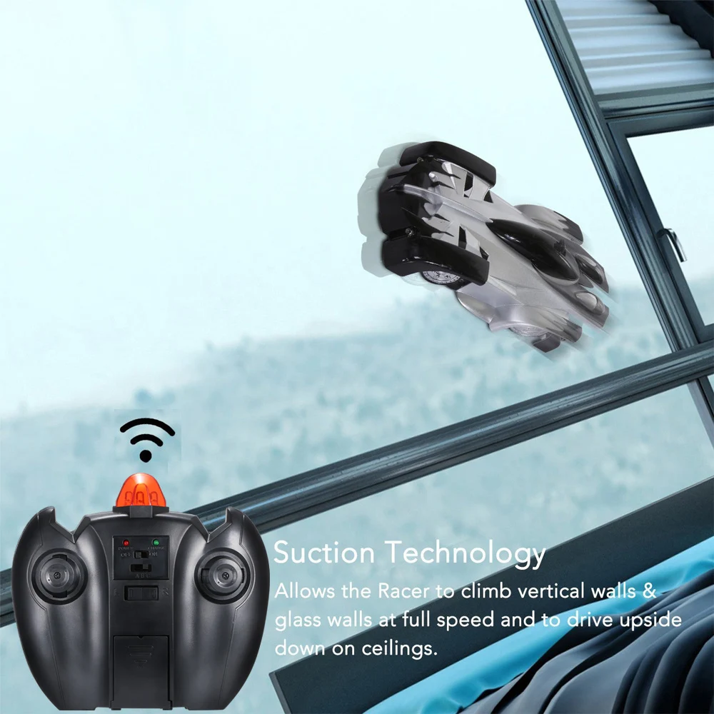 Новый Радиоуправляемый настенный игрушечный автомобиль с дистанционным