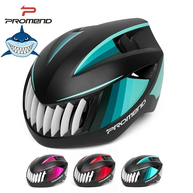 Велосипедный цельно Формованный шлем Акула Casco MTB велосипед Ультралегкая