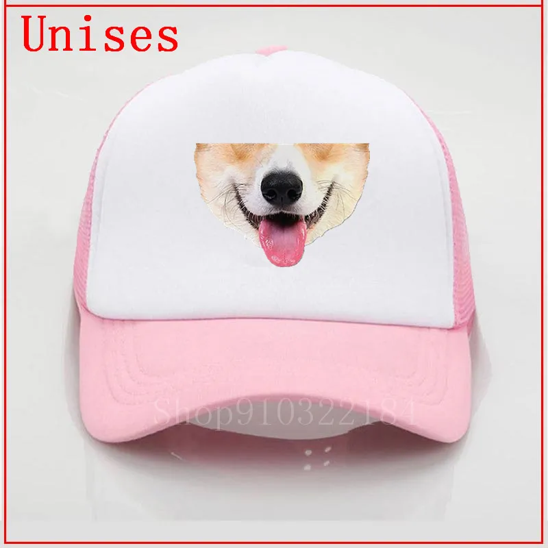 Corgi Doggo Face mask baseball cap women men dad hats visor hat animal cute mischievas funny | Аксессуары для одежды