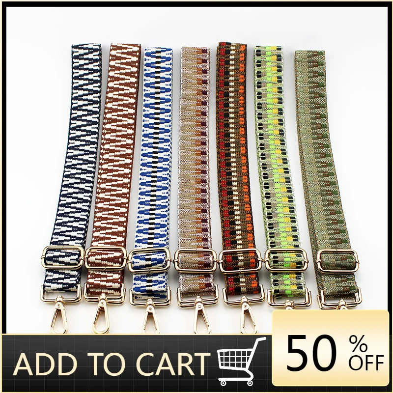 

Хлопковый/нейлоновый ремешок для сумок IKE MARTI, 140 см, женская наплечная сумка-слинг, широкий ремешок 3,8 см, ремешок через плечо для O-Bag