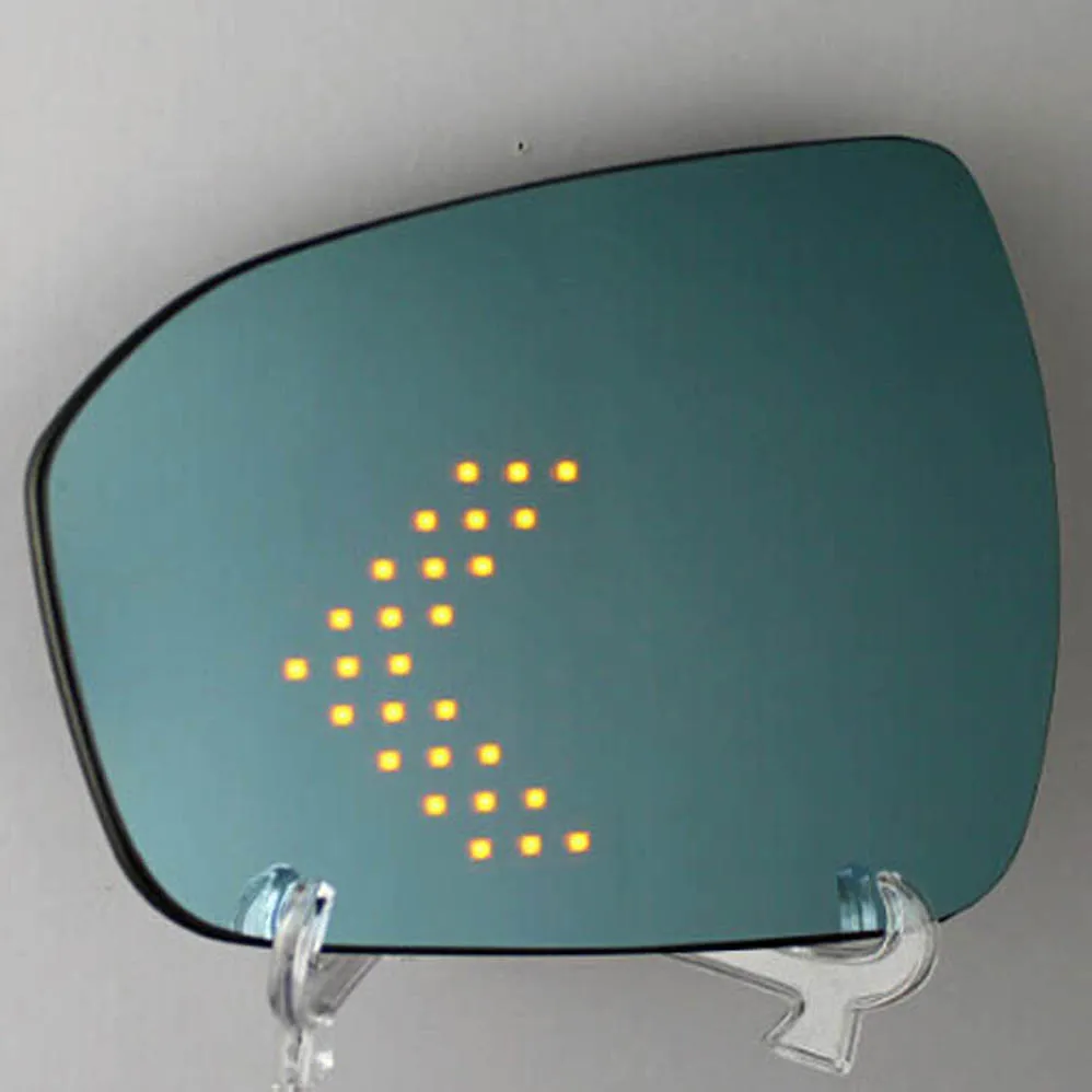 Автомобильное зеркало заднего вида с подогревом бокового крыла синее