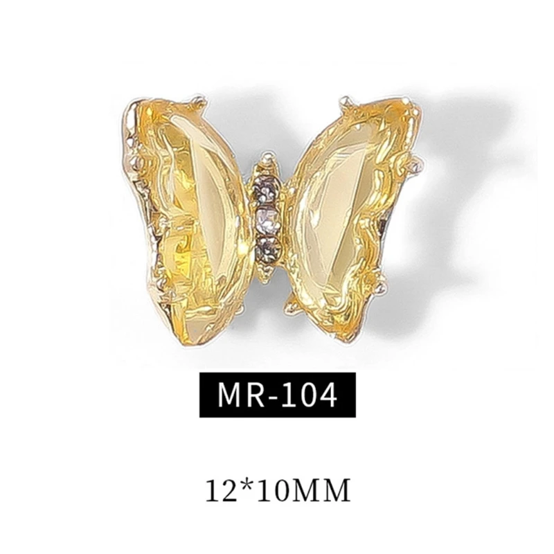 Nail Rhinestones Crystals Gems Shiny Butterfly Glass Jewels DIY Crafts Supplies Decorations for Clothes Shoes Phones