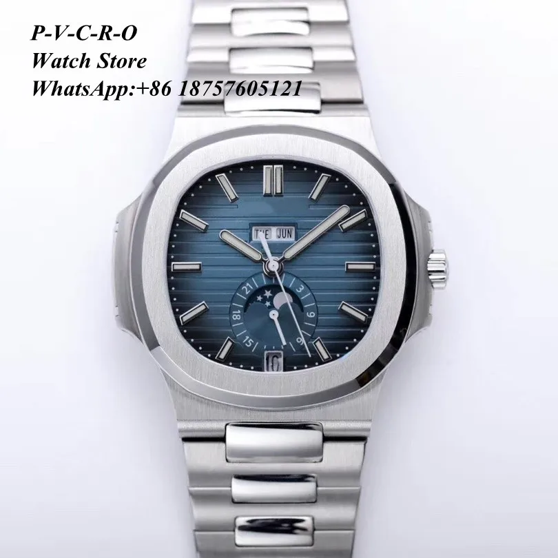 PP04 Новинка 904L роскошные механические водонепроницаемые часы Nautilus PP