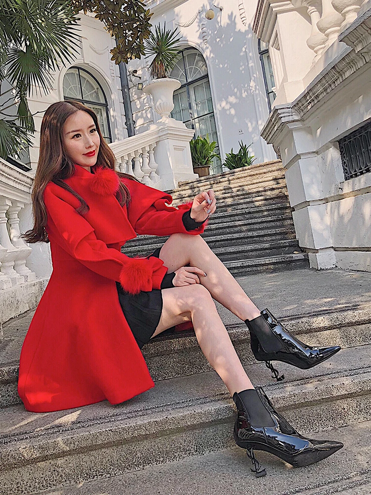 Осенне-зимняя женская куртка Корейская накидка жилет женские топы пальто из