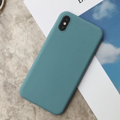 SD-5 Силиконовый чехол для iPhone 11 Pro Max, чехол из мягкого ТПУ, матовый цветной чехол для телефона s, чехол для iPhone 6 7 8 Plus 6S XS Max XR X Etui - Цвет: SD-5